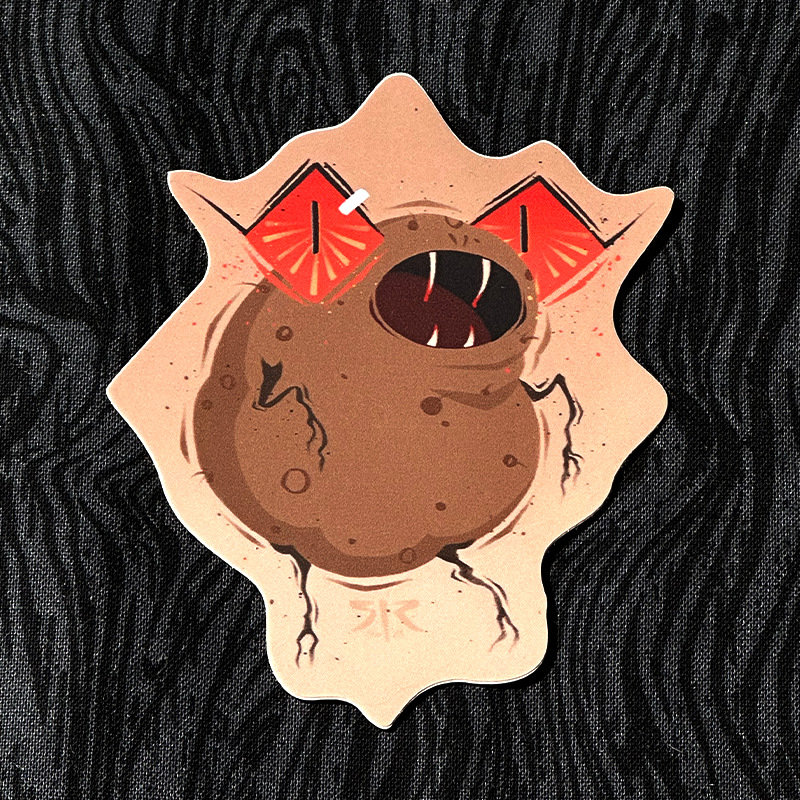 'Vampire Potato' Sticker 3.5"