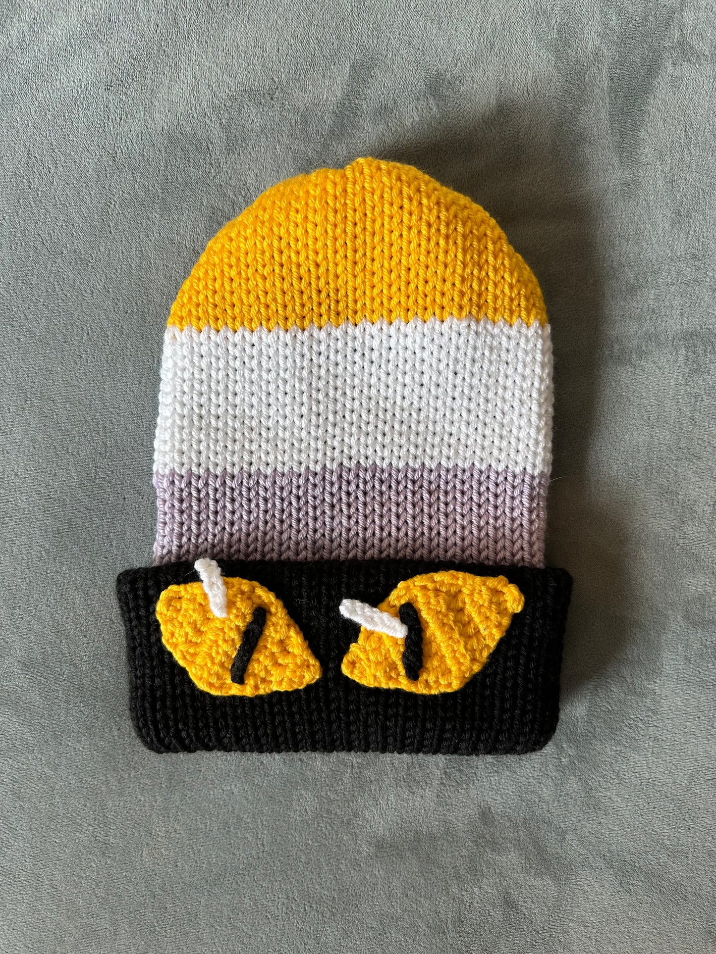 Non-binary Creature Hat (two eyes version)