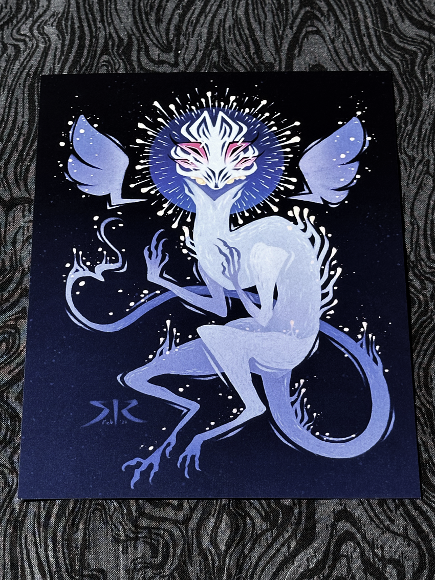Funguary 2024 - 'Blue Bonnet' Art Print