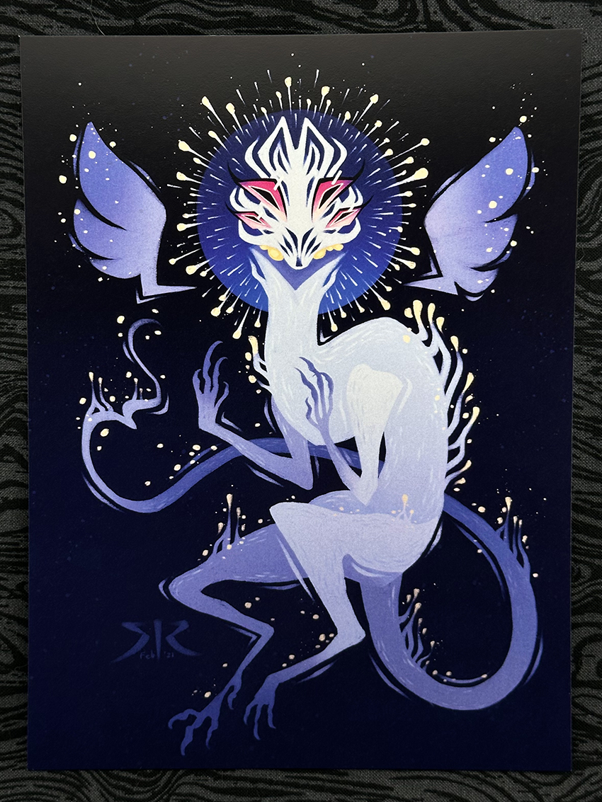 Funguary 2024 - 'Blue Bonnet' Art Print