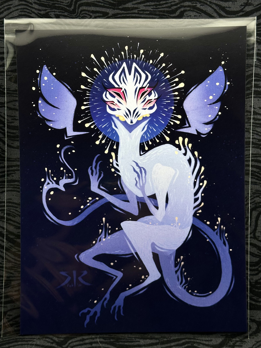 Funguary 2024 - 'Blue Bonnet' Art Print