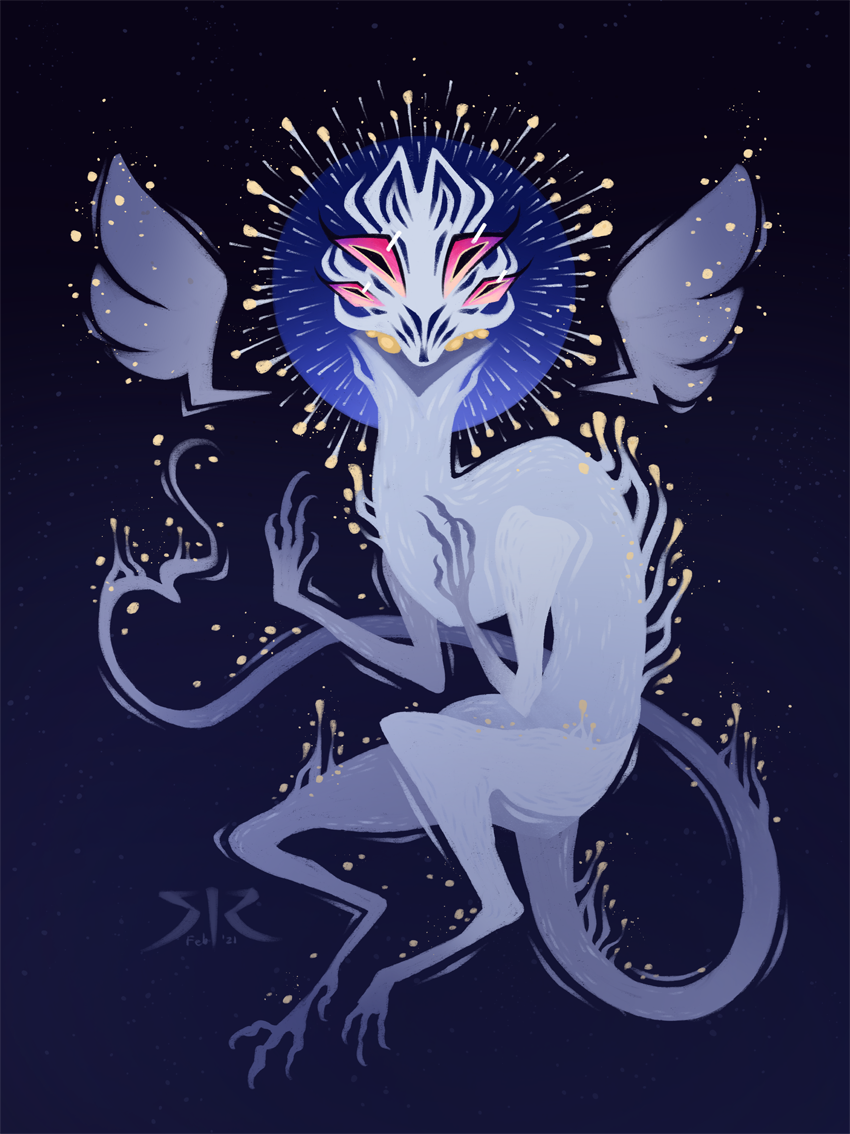 Funguary 2024 - 'Blue Bonnet' Art Print