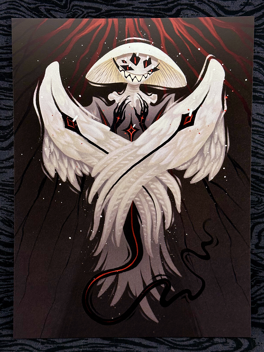 Funguary 2024 - 'Destroying Angel' Art Print