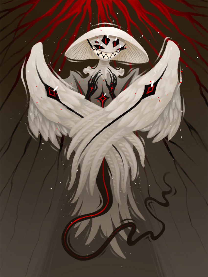 Funguary 2024 - 'Destroying Angel' Art Print