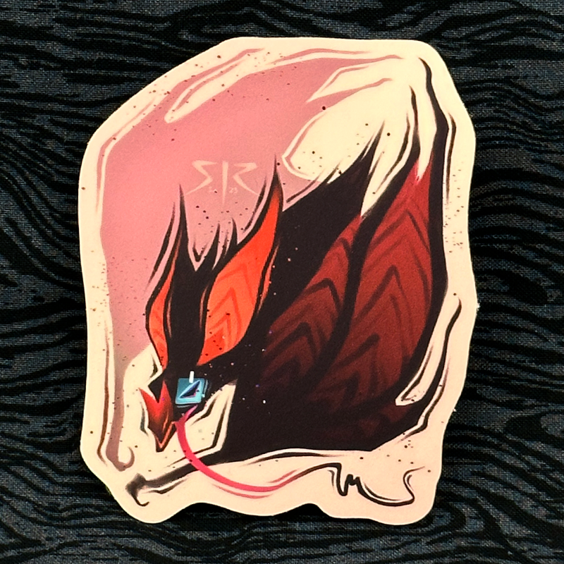 'Bat' Sticker 3.5"