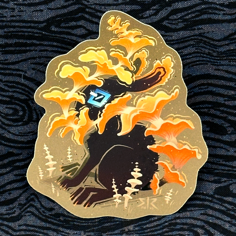 'Podosurpula Pusio' Sticker 3.5"