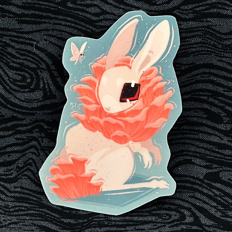'Pink Oyster' Sticker 3.5"