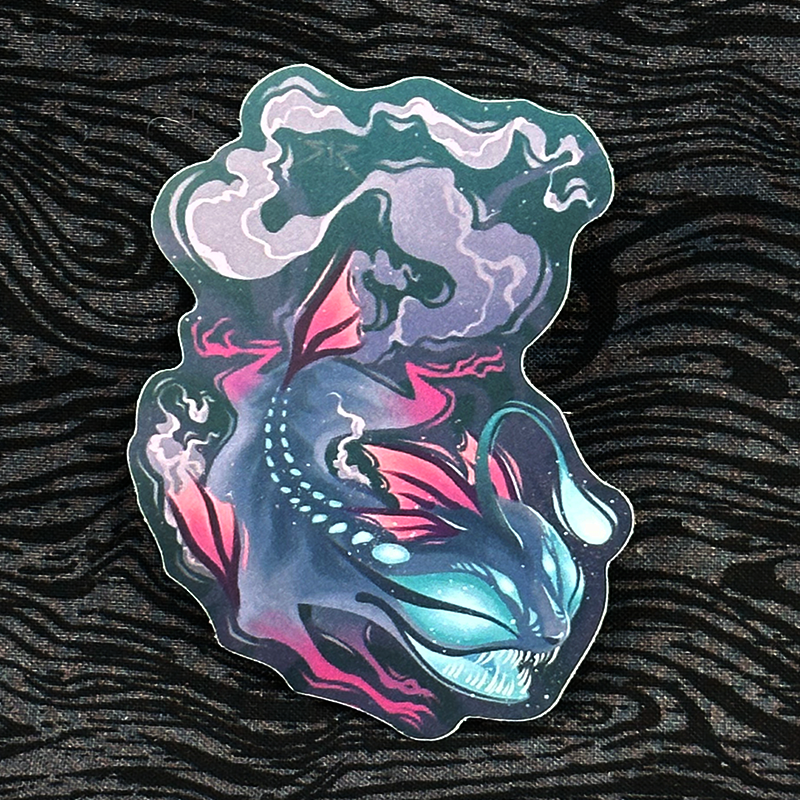 'Creepylutions: Abysseon' Sticker 3.5"