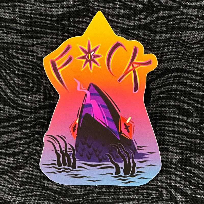 'F*CK' Sticker 3.5"