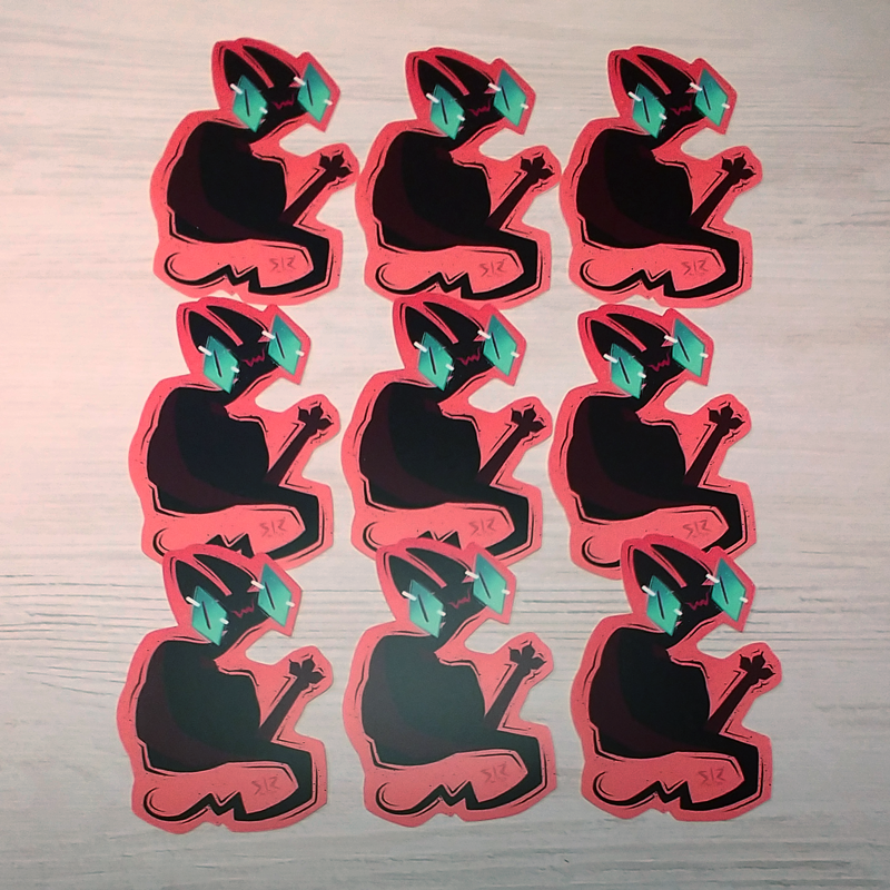 'Oh, Hello' Sticker 3.5"