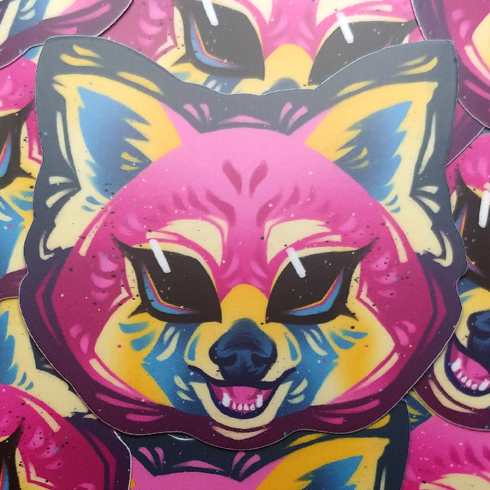 'Pansexual Pride Panda' Sticker 3"
