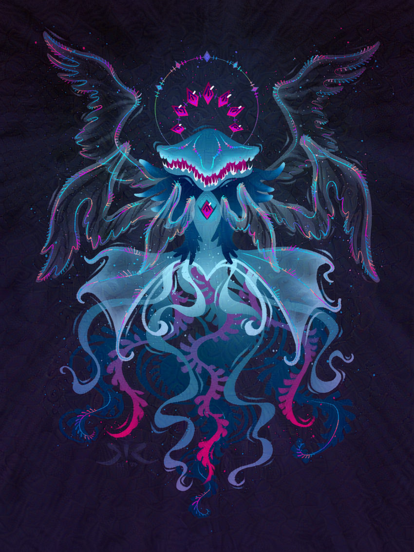 'Abyss Angel' Art Print