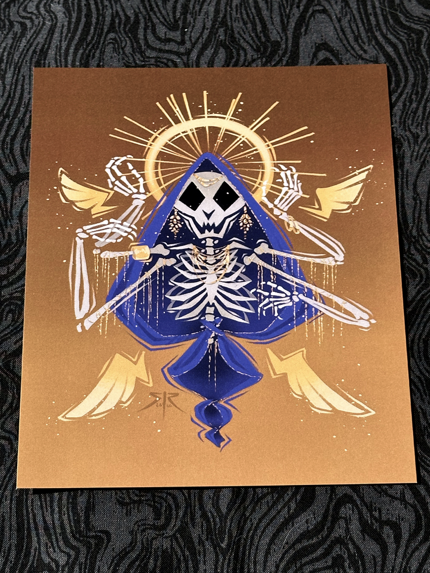UltraAngelTober 2023 - 'Catacomb Saint' Art Print