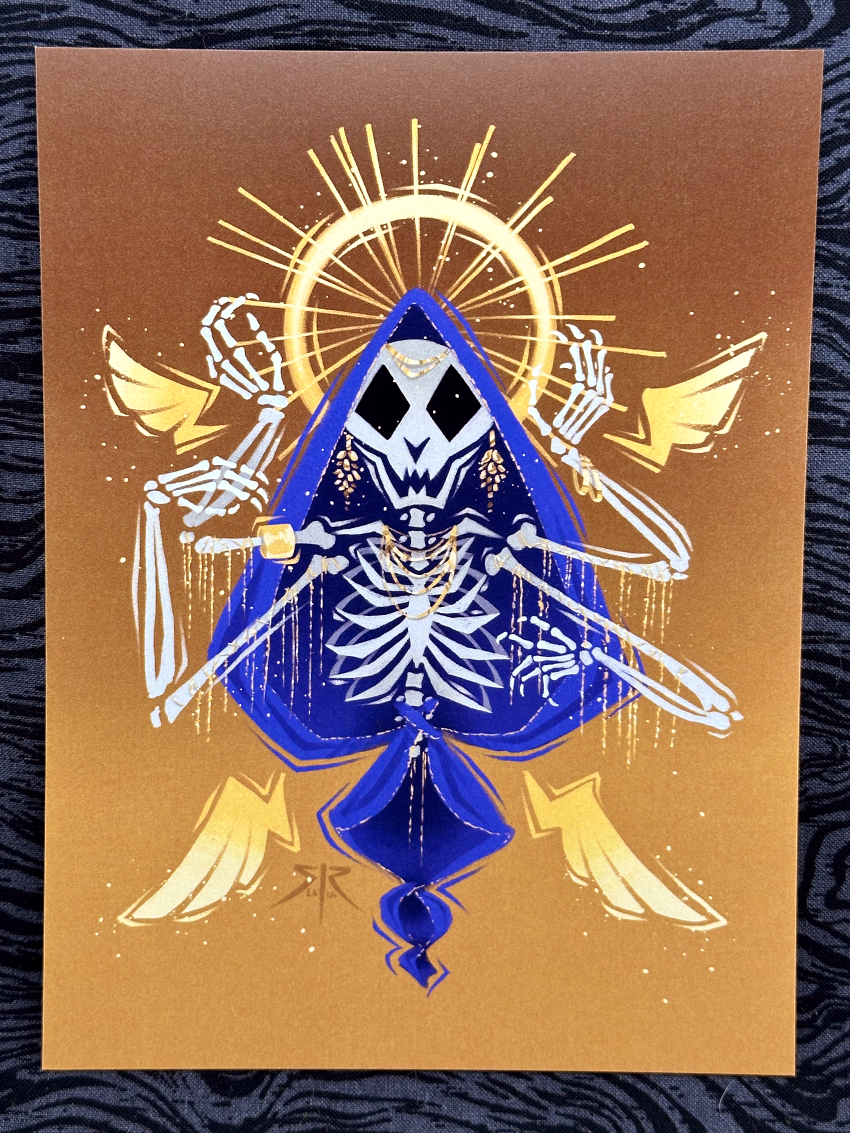 UltraAngelTober 2023 - 'Catacomb Saint' Art Print