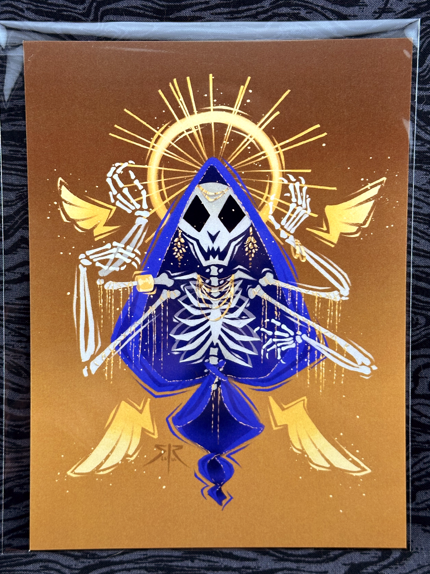 UltraAngelTober 2023 - 'Catacomb Saint' Art Print