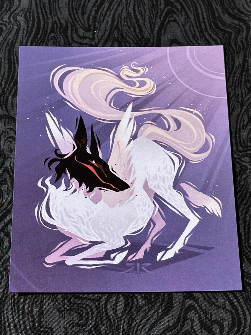 UltraAngelTober 2023 - 'Kneel' Art Print
