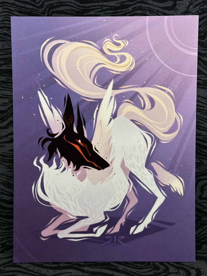 UltraAngelTober 2023 - 'Kneel' Art Print