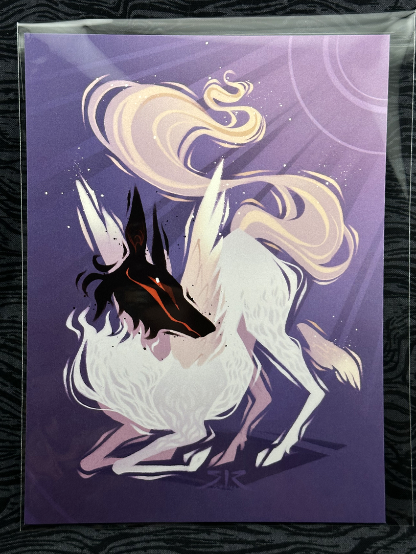 UltraAngelTober 2023 - 'Kneel' Art Print