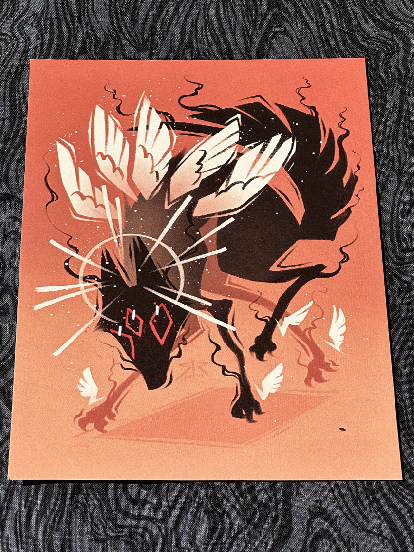 UltraAngelTober 2023 - 'Omen' Art Print