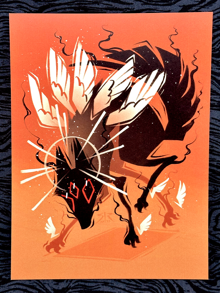 UltraAngelTober 2023 - 'Omen' Art Print