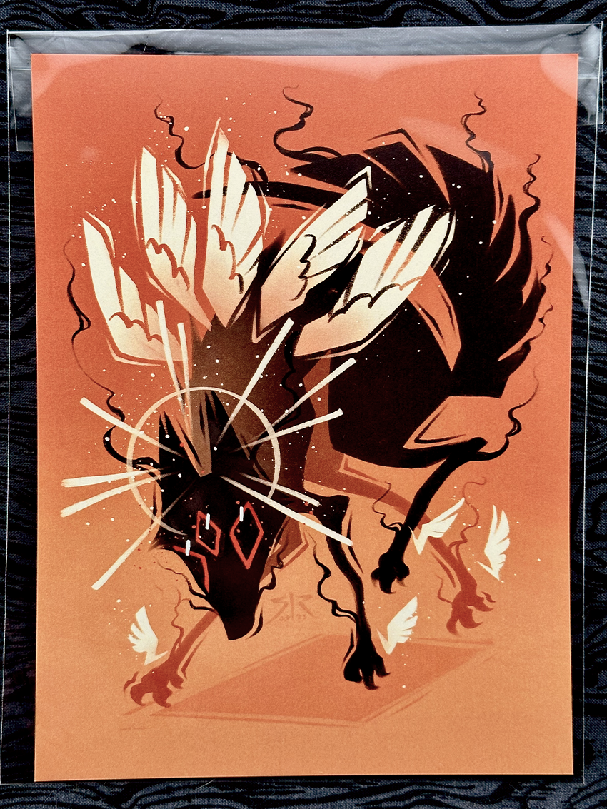 UltraAngelTober 2023 - 'Omen' Art Print