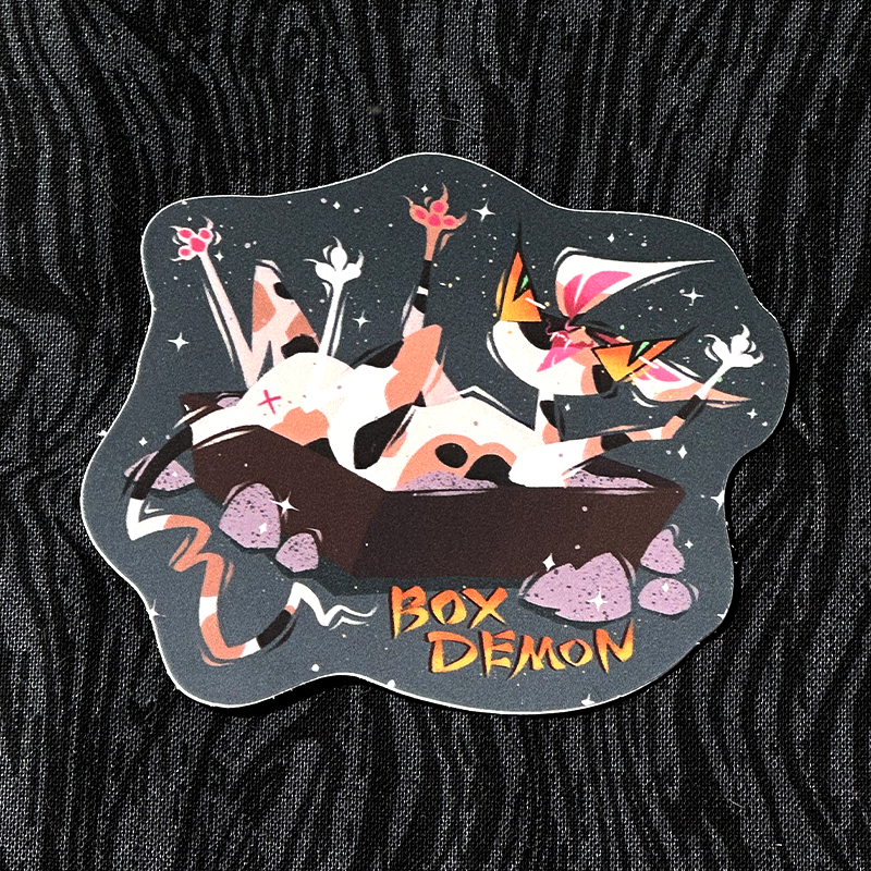 'Box Demon' Sticker 3.5"