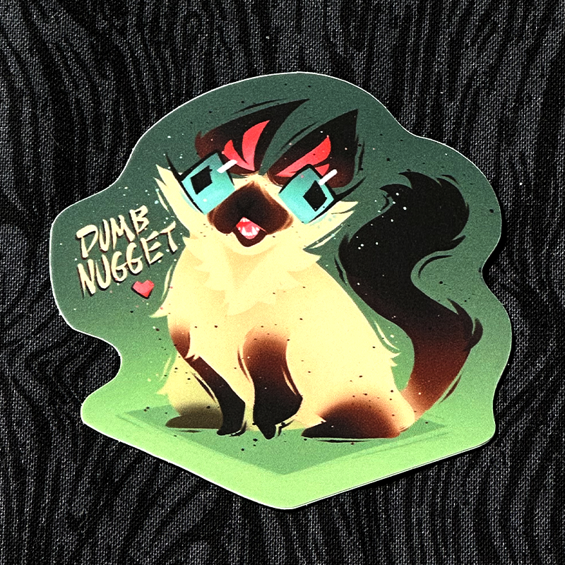 'Dumb Nugget' Sticker 3.5"