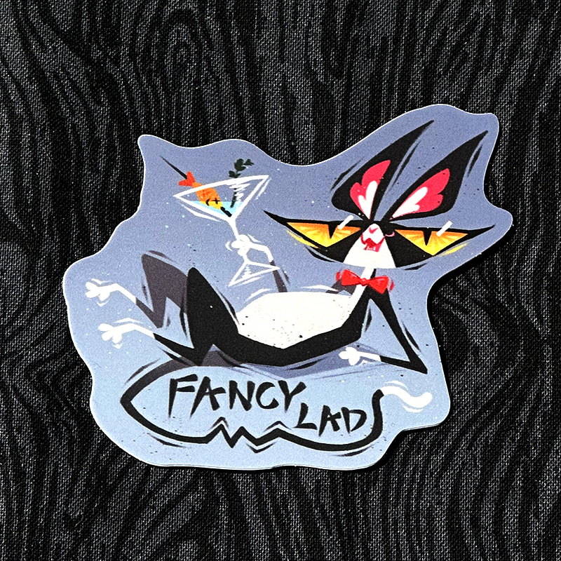 'Fancy Lad' Sticker 3.5"