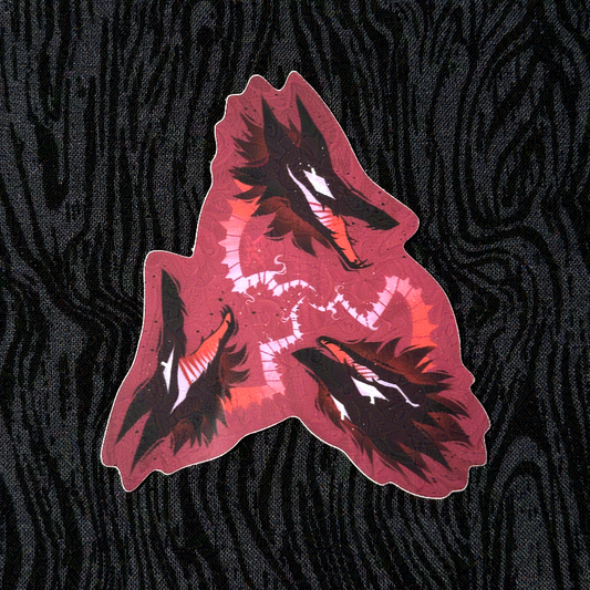 'Cerberus' Sticker 3.5"