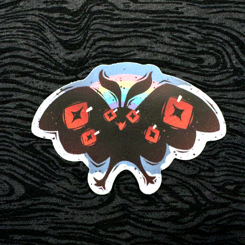 'Mothman' Sticker 3.5"