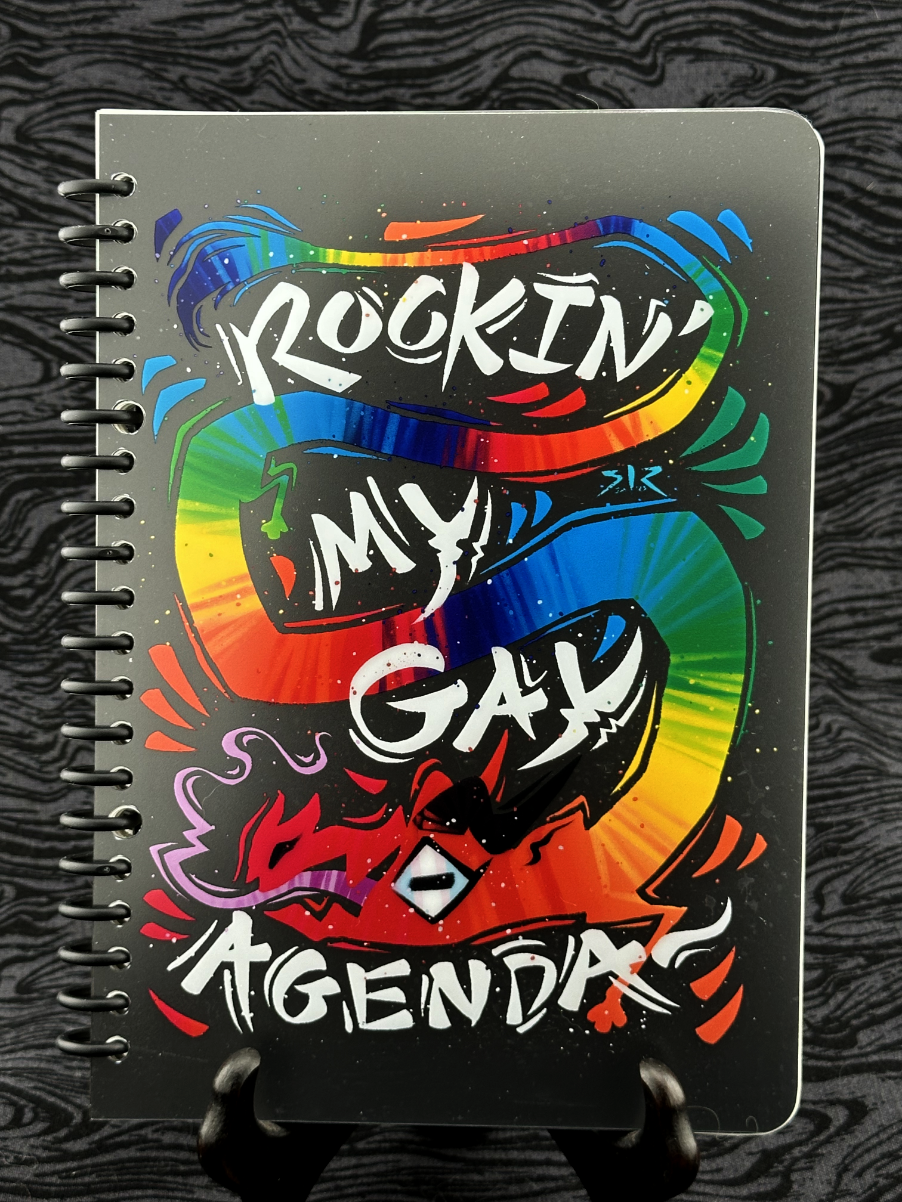 "Rockin' My Gay Agenda" Notebook