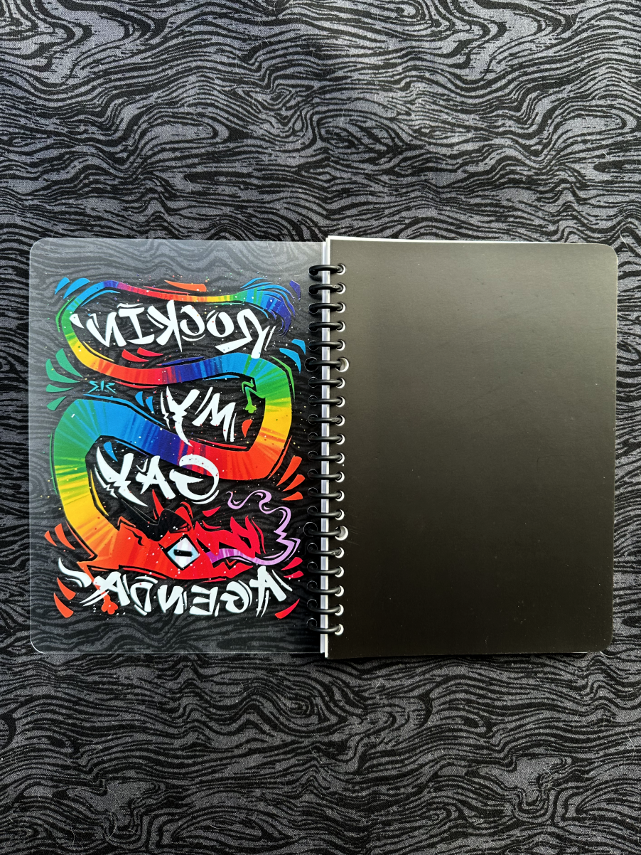 "Rockin' My Gay Agenda" Notebook