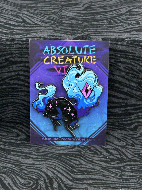 'Absolute Bambi: Blue' Enamel Pin 2.5in