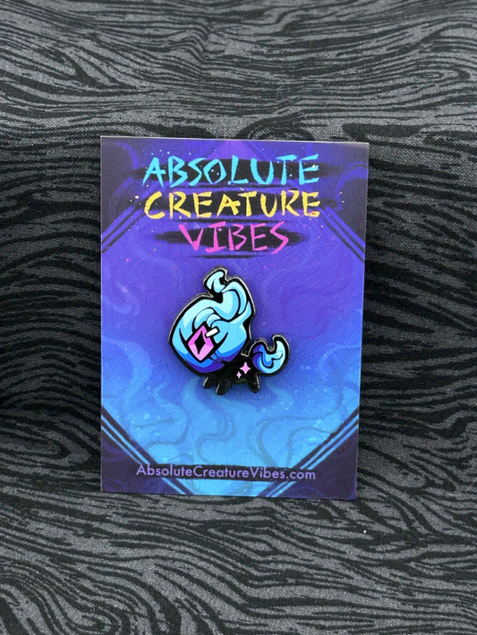 'Baby Bambi: Blue' Enamel Pin 1.25in