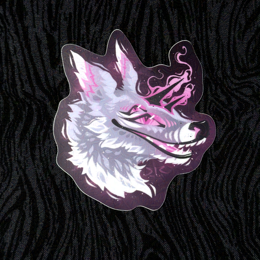 'Pride Monsters: Demigirl' Sticker 3.5"
