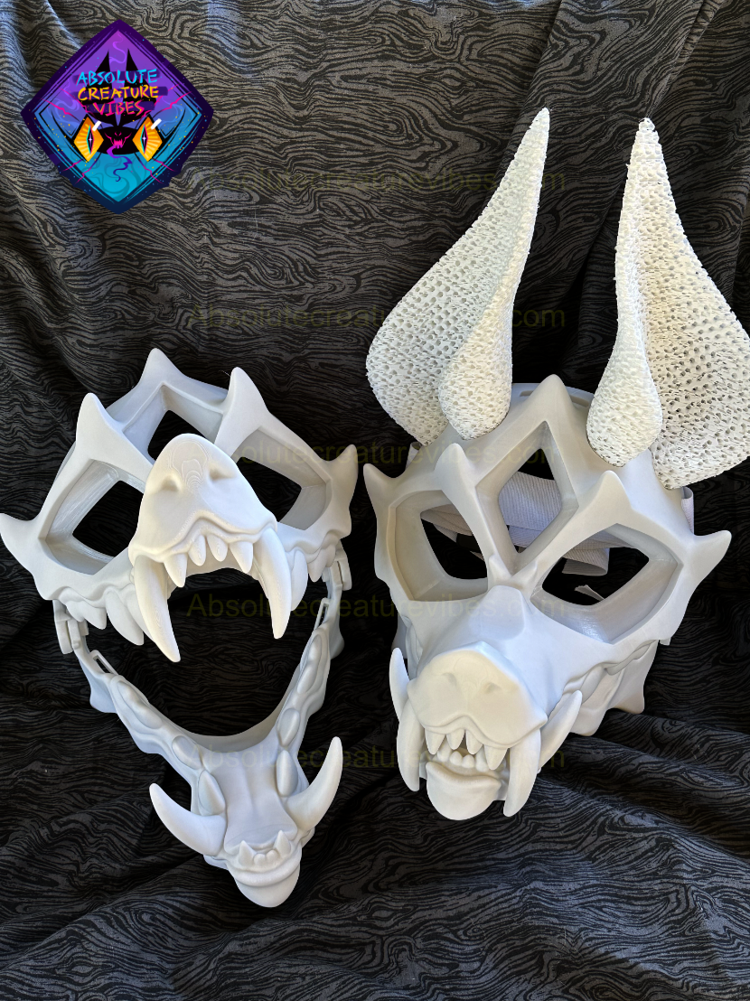 Three Eyed Wolf Headbase