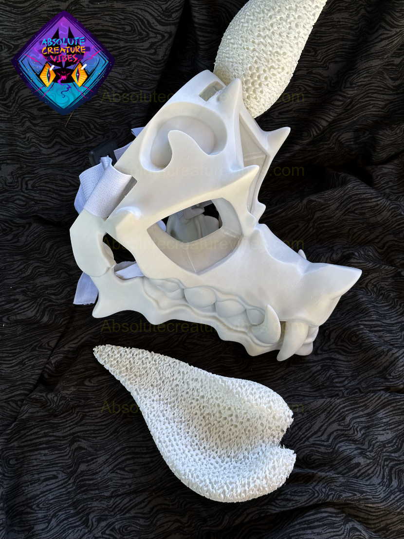 Three Eyed Wolf Headbase